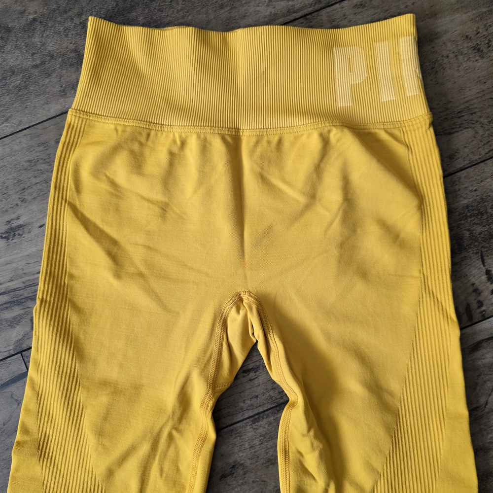PINK Victoria's Secret High-Waist Yellow Leggings
